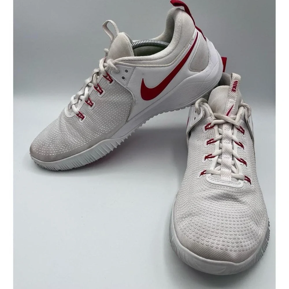Nike Zoom Hyperace 2 Volleyball Shoes White‎ Red Men's Size 14 AO2996-116